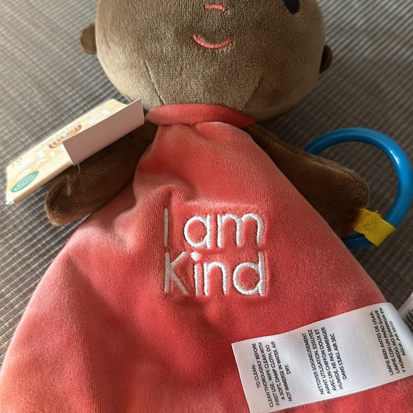 π10 Kids For Culture 10β Positive Pals Blanket Doll Crinkle and Teether NWT - Picture 5 of 7